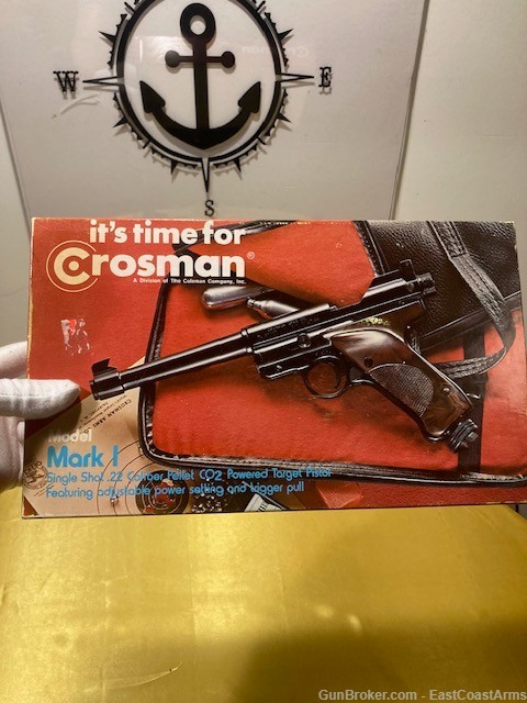 Crosman Mark 1 Target Pistol! Pellet! MINTY! COMPLETE! 0.01 PENNY START!-img-19
