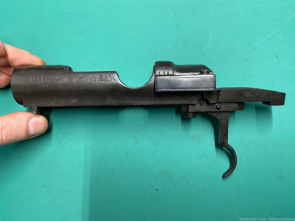 [B] Antique Turkish Mauser 1893 93 8mm Receiver Repair Restoration Project-img-1