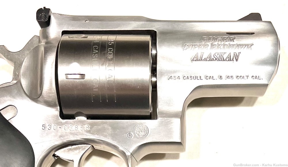 Like New Ruger Super Redhawk Alaskan 45 Colt/454 Casull, unfired-img-8