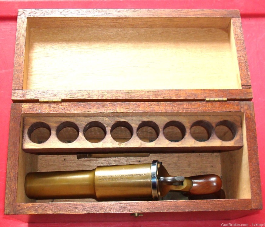 Rare H & R Brass Flare / Signal Pistol in original box Model Mark III USA-img-0