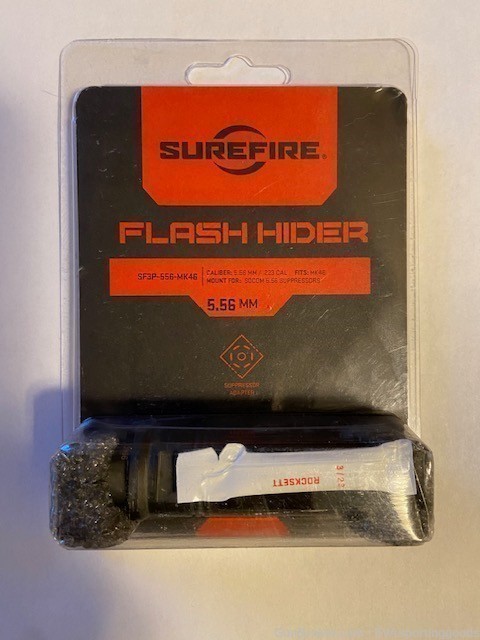 Surefire 4 Prong Flash Hider/QD Adapter 9/16X24-img-0