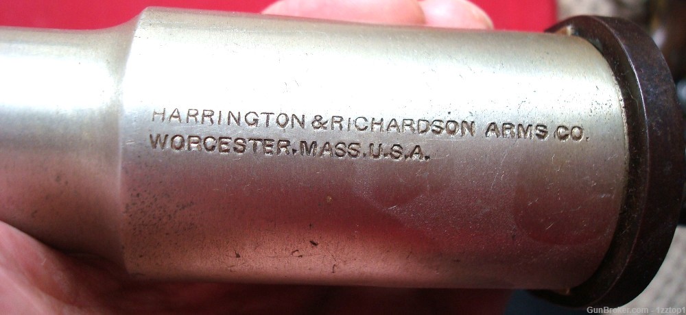 Rare H & R Aluminum Long Barrel Flare / Signal Pistol  Model Mark III USA-img-3