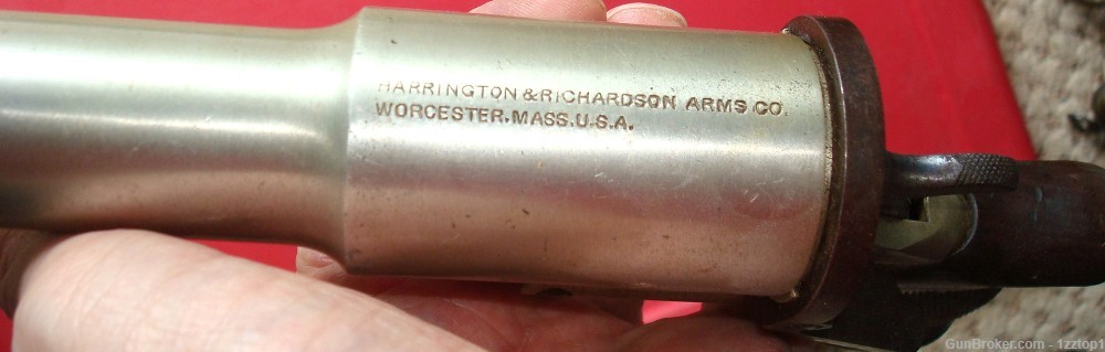 Rare H & R Aluminum Long Barrel Flare / Signal Pistol  Model Mark III USA-img-2