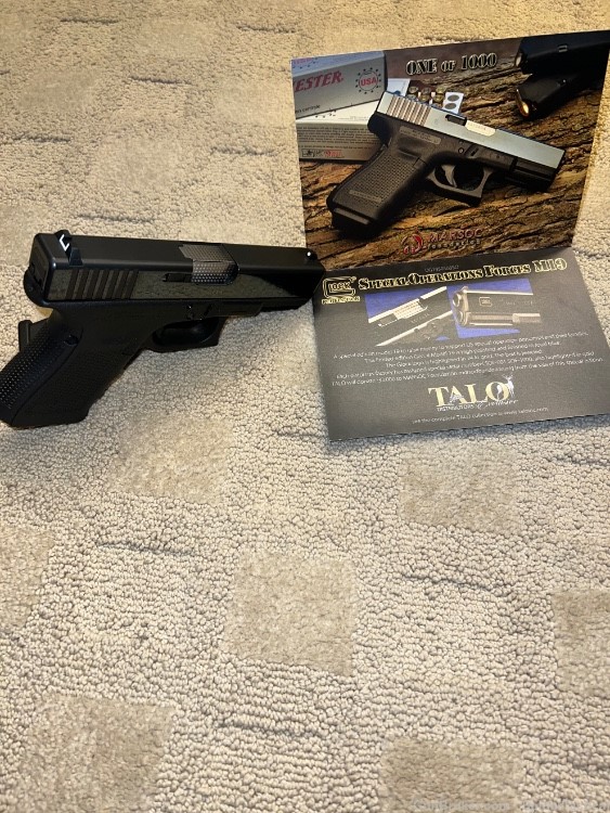 Glock 19 Gen 4 Special Operations Forces #246 1 of 1000 Talo Edition M19 -img-4