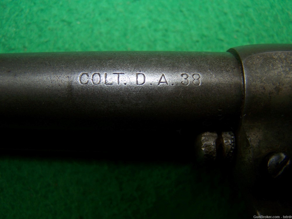 Colt 1877 Lightning, 38 Colt, 4.5" BBL, Mfd 1901, S/A & D/A Functions-img-25