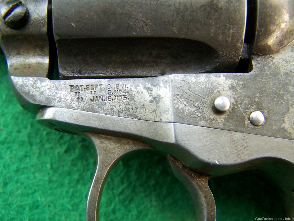 Colt 1877 Lightning, 38 Colt, 4.5" BBL, Mfd 1901, S/A & D/A Functions-img-21