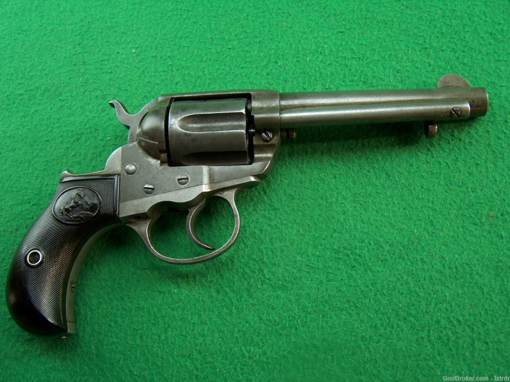 Colt 1877 Lightning, 38 Colt, 4.5" BBL, Mfd 1901, S/A & D/A Functions-img-0