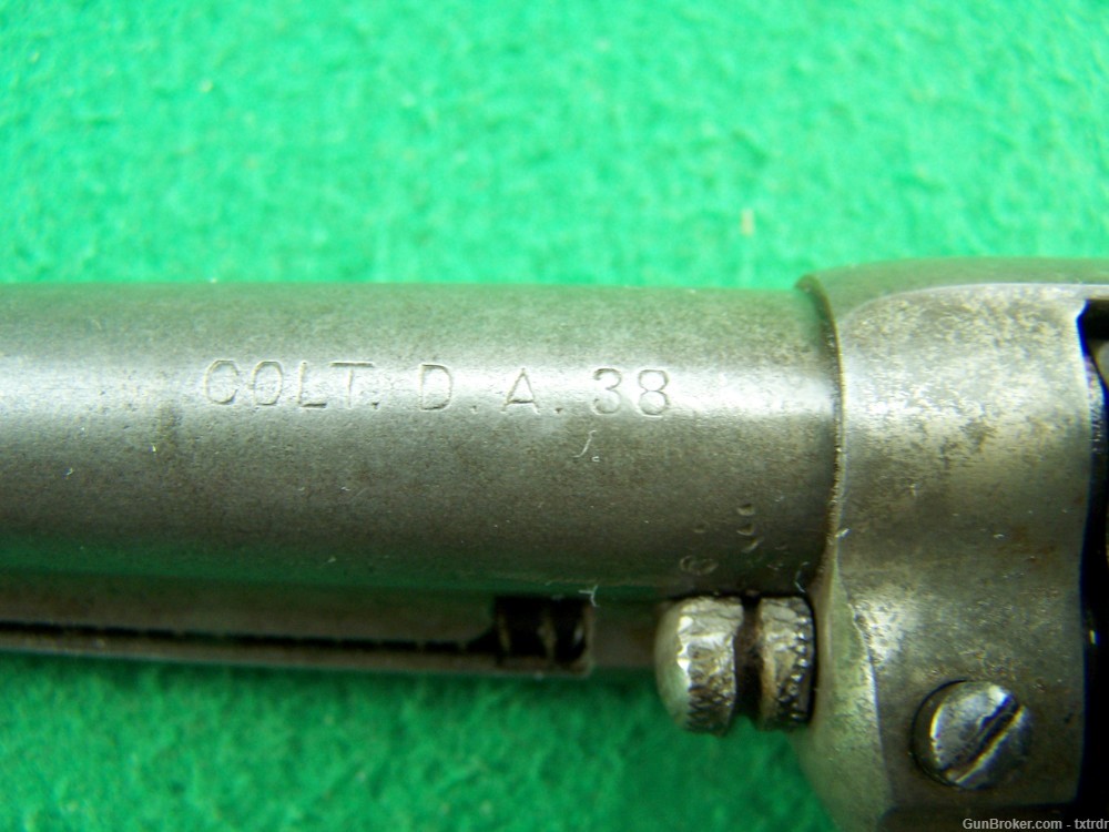 Colt 1877 Lightning, 38 Colt, 4.5" BBL, Mfd 1901, S/A & D/A Functions-img-24