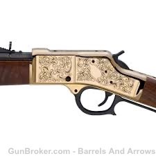 Henry H006GCD Big Boy Deluxe Engraved Lever Action Rifle, 45 Colt, 20" Bbl-img-1