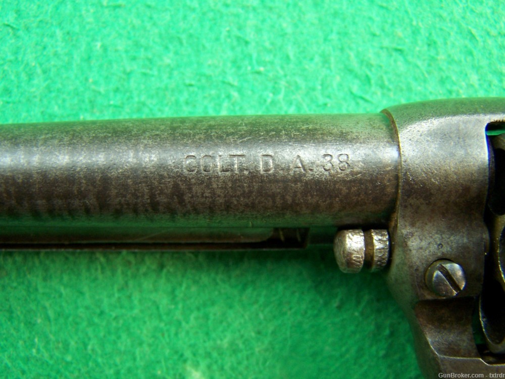 Colt 1877 Lightning, Mfd 1904, 38 Colt, 4 1/2" BBL, Action Works -img-7