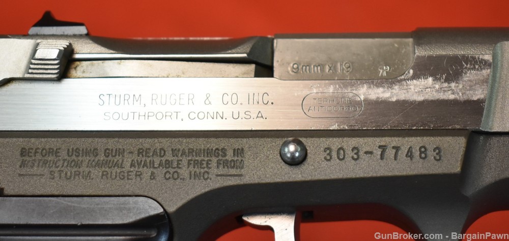 Ruger P85 MKII 9MM 4.5" 1-mag 9x19 Original hard case Finish Wear-img-23