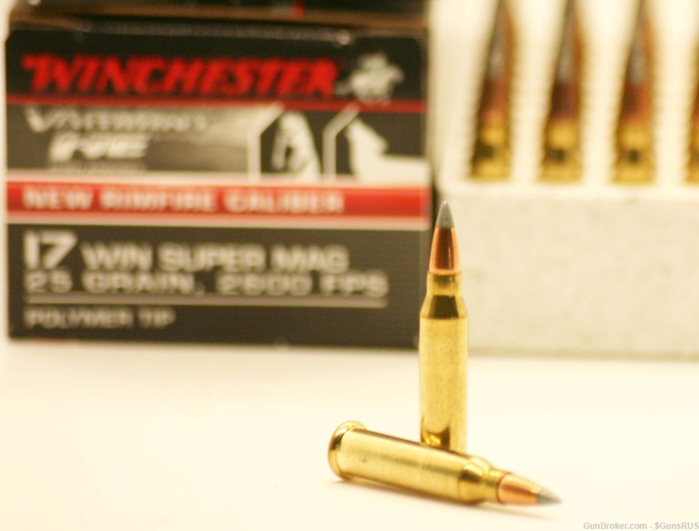 17 WSM WINCHESTER ELITE 25 Gr Win SuperMag  HE High Energy Poly Tip 50 Rd  -img-3