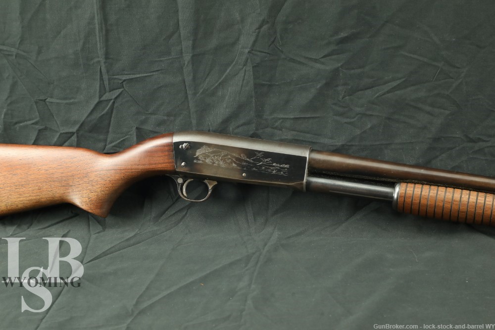 Ithaca Model 37 Featherlight 20 GA 28” Pump Slam Fire Shotgun MFD 1950-img-0