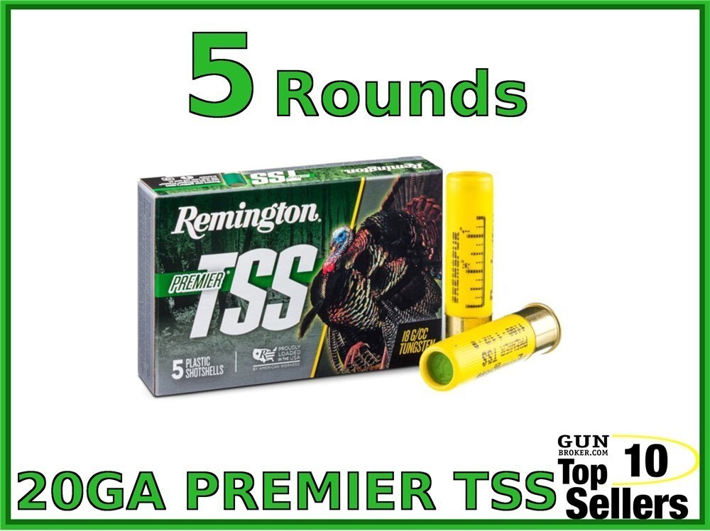 Remington Premier TSS 20 Gauge 3" #7 Shot 1.5 OZ 28063 5RD-img-0