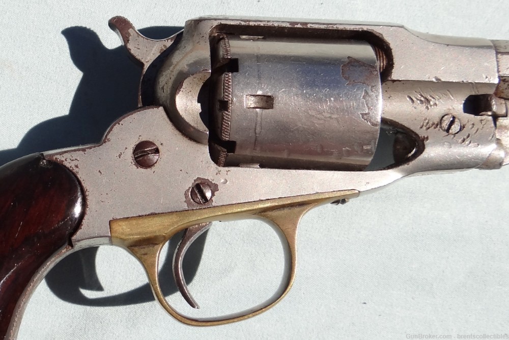 Antique Remington & Sons 1868 New Model 38 Cal Rimfire Conversion Revolver-img-9