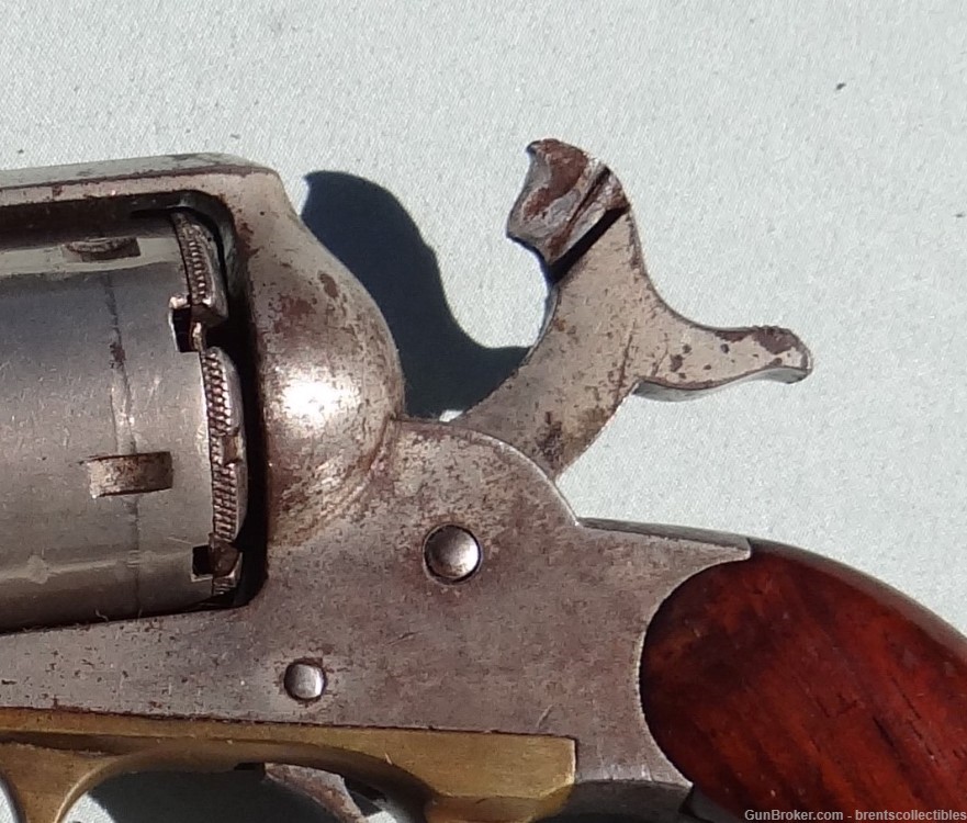 Antique Remington & Sons 1868 New Model 38 Cal Rimfire Conversion Revolver-img-17