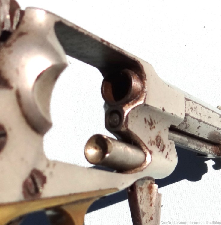 Antique Remington & Sons 1868 New Model 38 Cal Rimfire Conversion Revolver-img-20