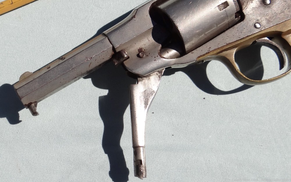 Antique Remington & Sons 1868 New Model 38 Cal Rimfire Conversion Revolver-img-18