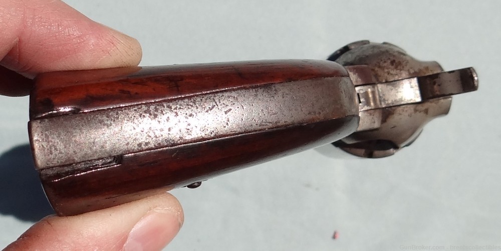 Antique Remington & Sons 1868 New Model 38 Cal Rimfire Conversion Revolver-img-11