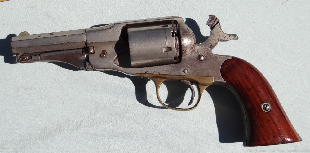 Antique Remington & Sons 1868 New Model 38 Cal Rimfire Conversion Revolver-img-16