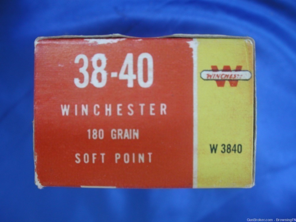 Winchester .38-40 Pre 64 Vintage Box 50 Rounds Model 1892 Colt SAA-img-5