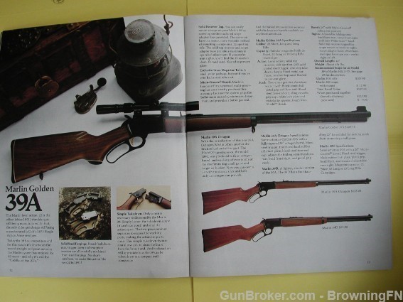 Orig Marlin 1973 Catalog Model 39A 39D 39M 99M1-img-5