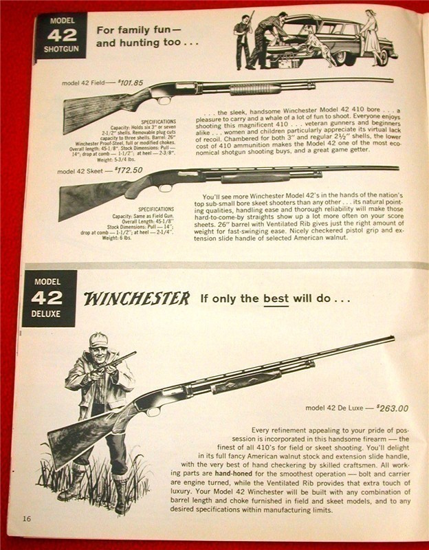 Orig Winchester Catalog 1961 Model 70 12 42 61 94-img-7