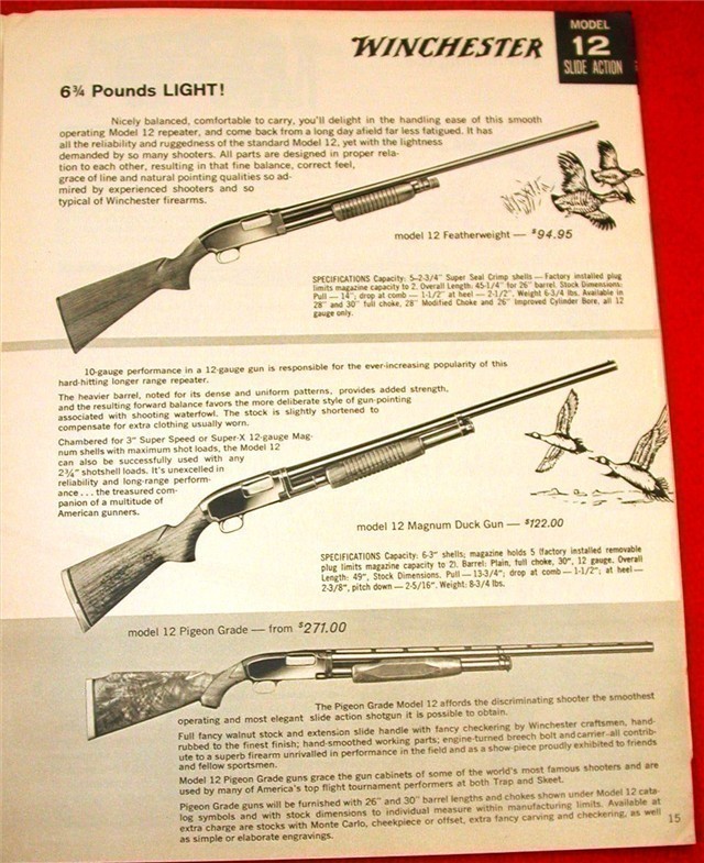 Orig Winchester Catalog 1961 Model 70 12 42 61 94-img-6