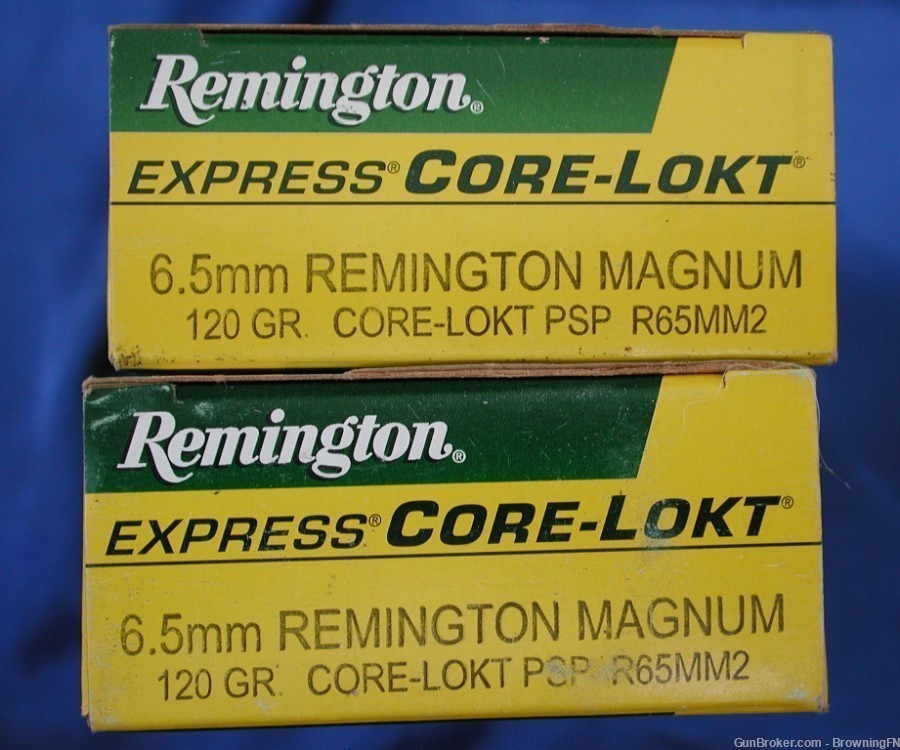 40 Original Remington 6.5 Magnum 120 Grain 2 Full Boxes-img-1