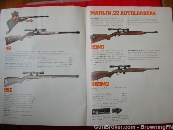 Orig Marlin Catalog 1970 Model 1894 444 39A 39M-img-9