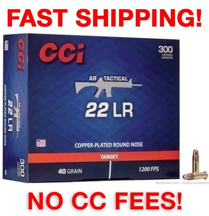 CCI AR Tactical Copper Round Nose - 40gr - .22 LR - 300rd-img-0