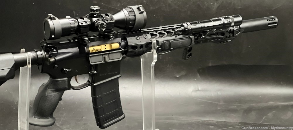 AR15 Myrls War Lance 556 16" Rifle Binary Trigger AR15 WATCH IT SHOOT BELOW-img-2