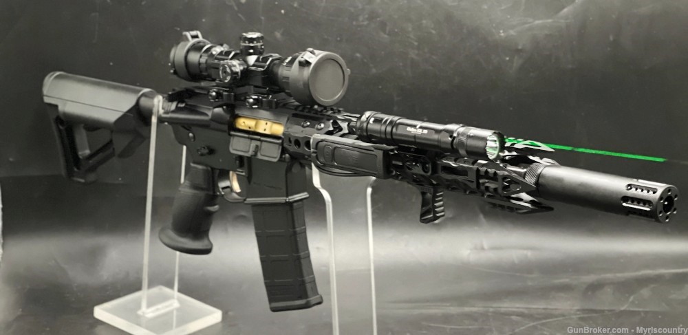 AR15 Myrls War Lance 556 16" Rifle Binary Trigger AR15 WATCH IT SHOOT BELOW-img-6