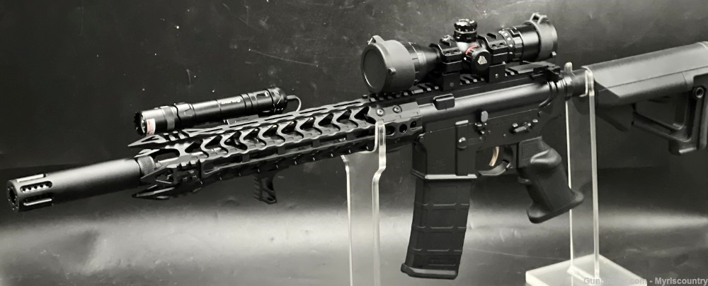 AR15 Myrls War Lance 556 16" Rifle Binary Trigger AR15 WATCH IT SHOOT BELOW-img-7