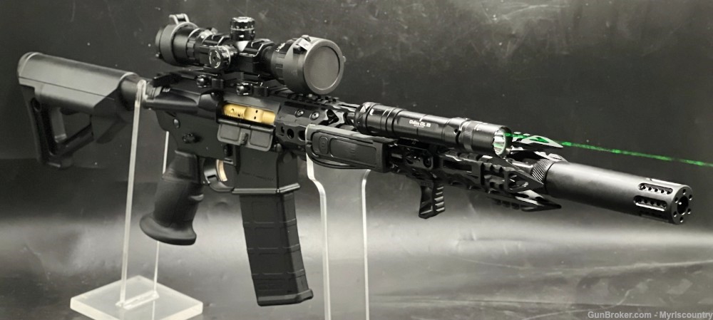 AR15 Myrls War Lance 556 16" Rifle Binary Trigger AR15 WATCH IT SHOOT BELOW-img-5