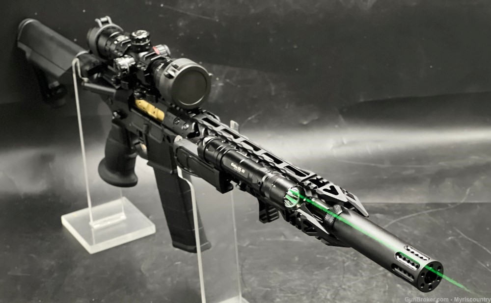 AR15 Myrls War Lance 556 16" Rifle Binary Trigger AR15 WATCH IT SHOOT BELOW-img-1