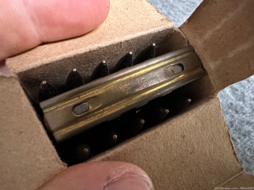 Box of WW2 German 8mm Mauser SMKH-Super AP Ammo-Scarce-img-7