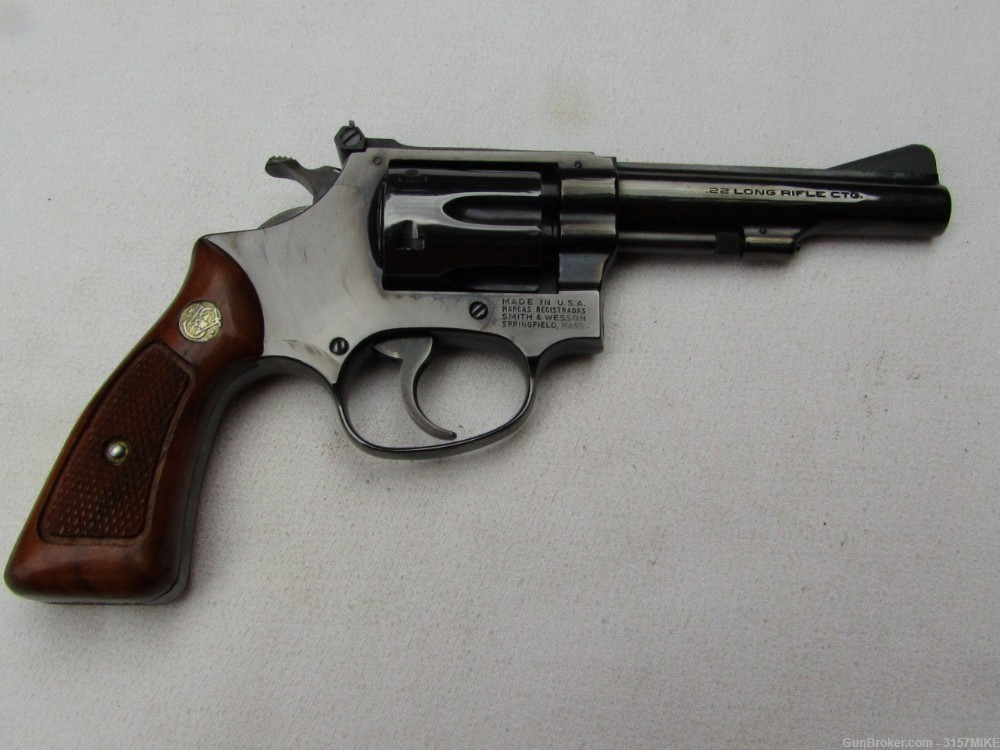 Smith & Wesson Model 34-1 .22/32 Kit Gun, .22LR, 4" Barrel-img-2