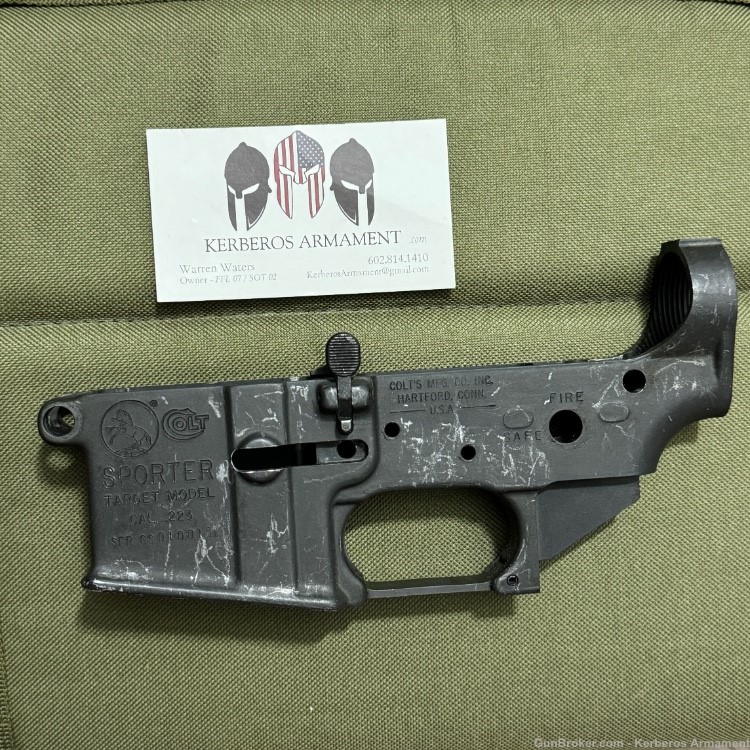 Colt Rare Prefix GS R6551 Sporter Target Pre-Ban Lower No Sear Block MA OK-img-2