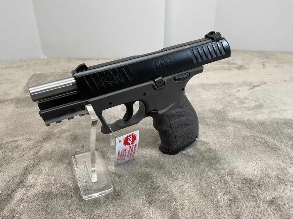 Walther Arms CCP TALO Edition 9mm Tungsten Gray & Black 3.54” Barrel-img-1