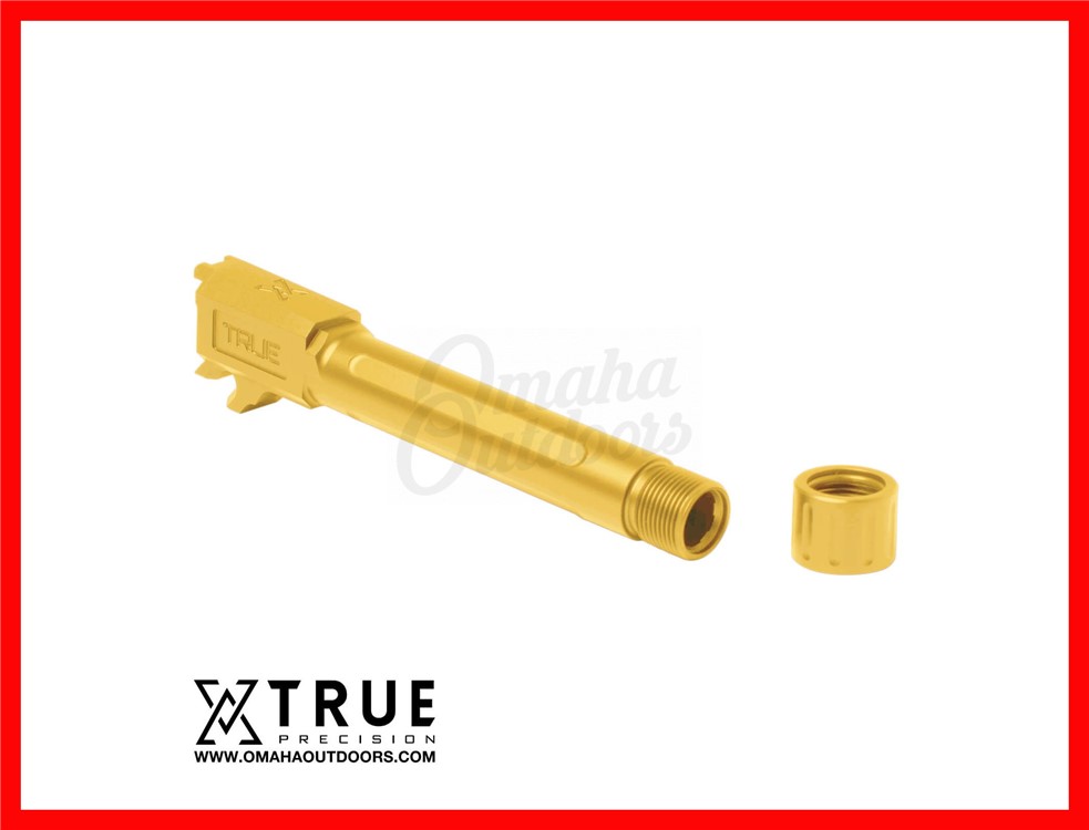 True Precision P365XL Threaded Barrel Gold TiN TP-P365XLB-XTG-img-0