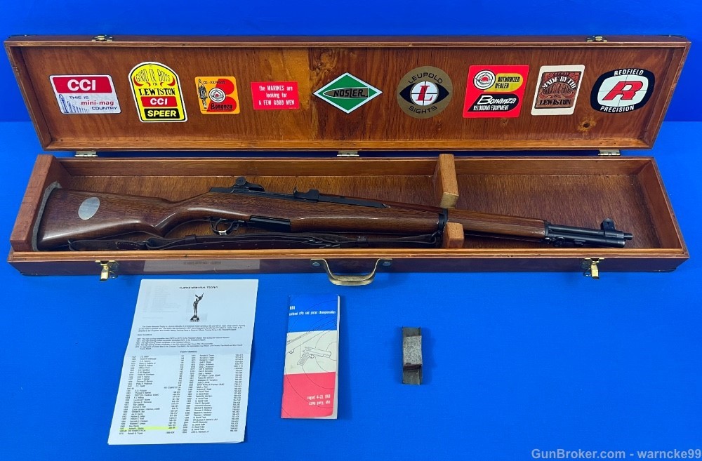 1967 NRA Camp Perry Champion Springfield Garand! National Match Penny Start-img-0