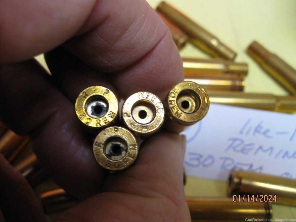 Rare Now 35 pcs 30  REMINGTON look-NEW Rifle Brass; more available too-img-3