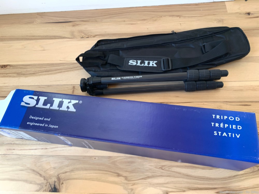 SLIK Carbon Fiber PRO CF-634 Tripod-img-5