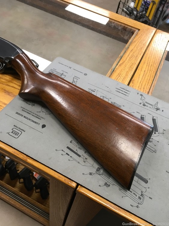 Winchester Model 12 shotgun 12 gauge modified bore no rib 40’s-img-1