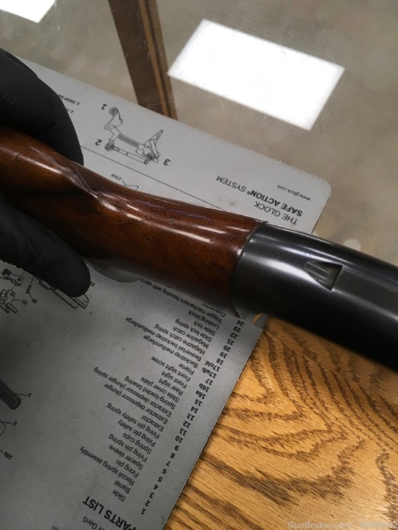 Winchester Model 12 shotgun 12 gauge modified bore no rib 40’s-img-36