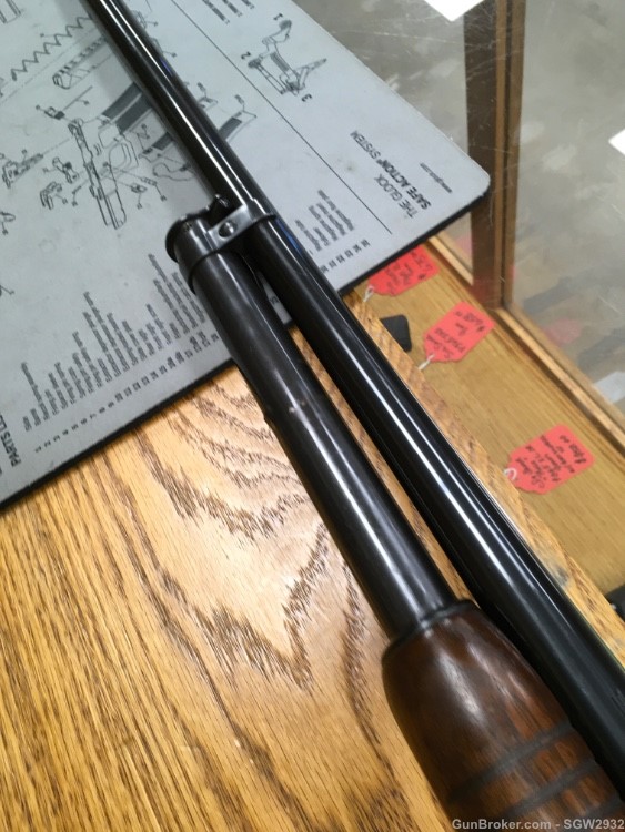 Winchester Model 12 shotgun 12 gauge modified bore no rib 40’s-img-8