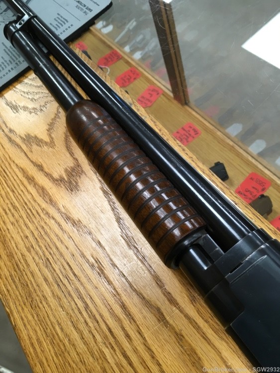 Winchester Model 12 shotgun 12 gauge modified bore no rib 40’s-img-7