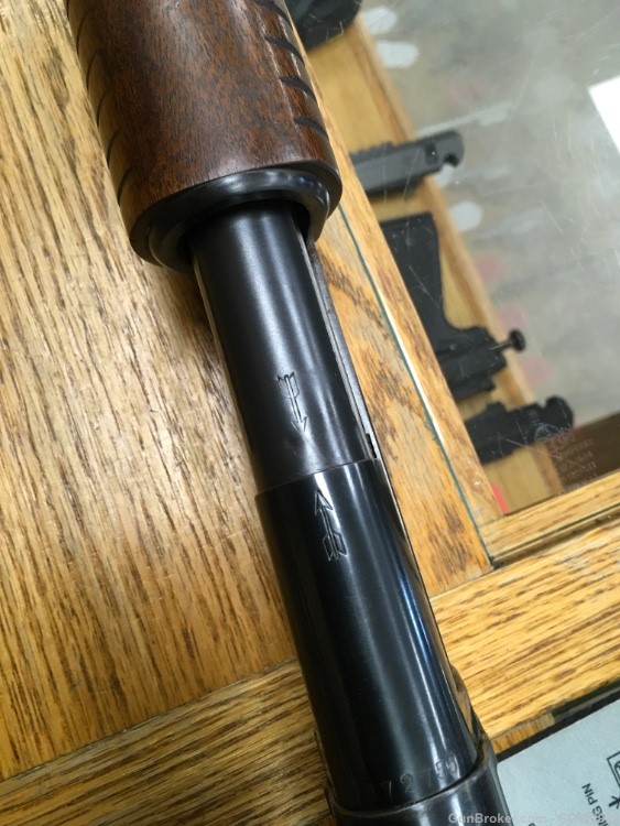 Winchester Model 12 shotgun 12 gauge modified bore no rib 40’s-img-46