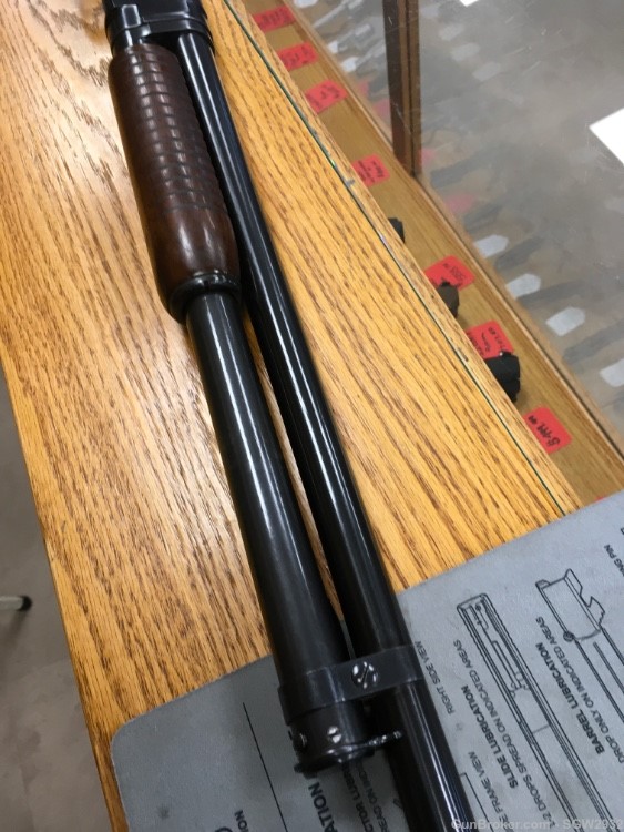 Winchester Model 12 shotgun 12 gauge modified bore no rib 40’s-img-21